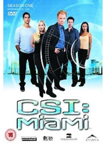 CSI MIAMI Season 1 ไขคดีปริศนา ไมอามี่ ปี 1 DVD 6 แผ่น พากย์ไทย